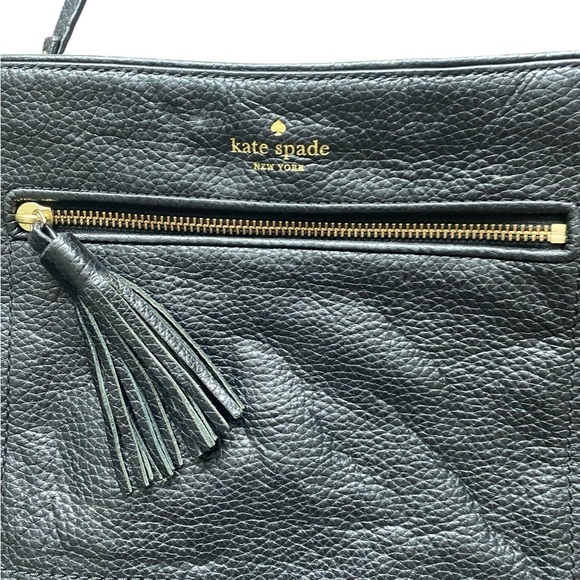 Kate Spade Black Crossbody Bag Sleek Design - Picture 3 of 16